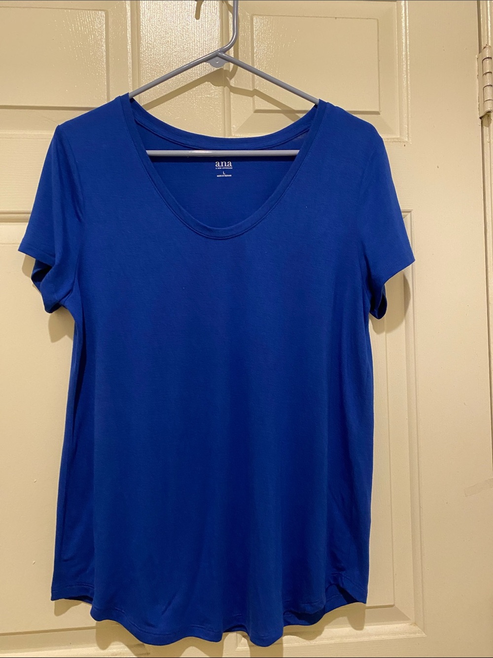 a.n.a Women’s Cobalt Blue Short Sleeve Scoop Neck Tee